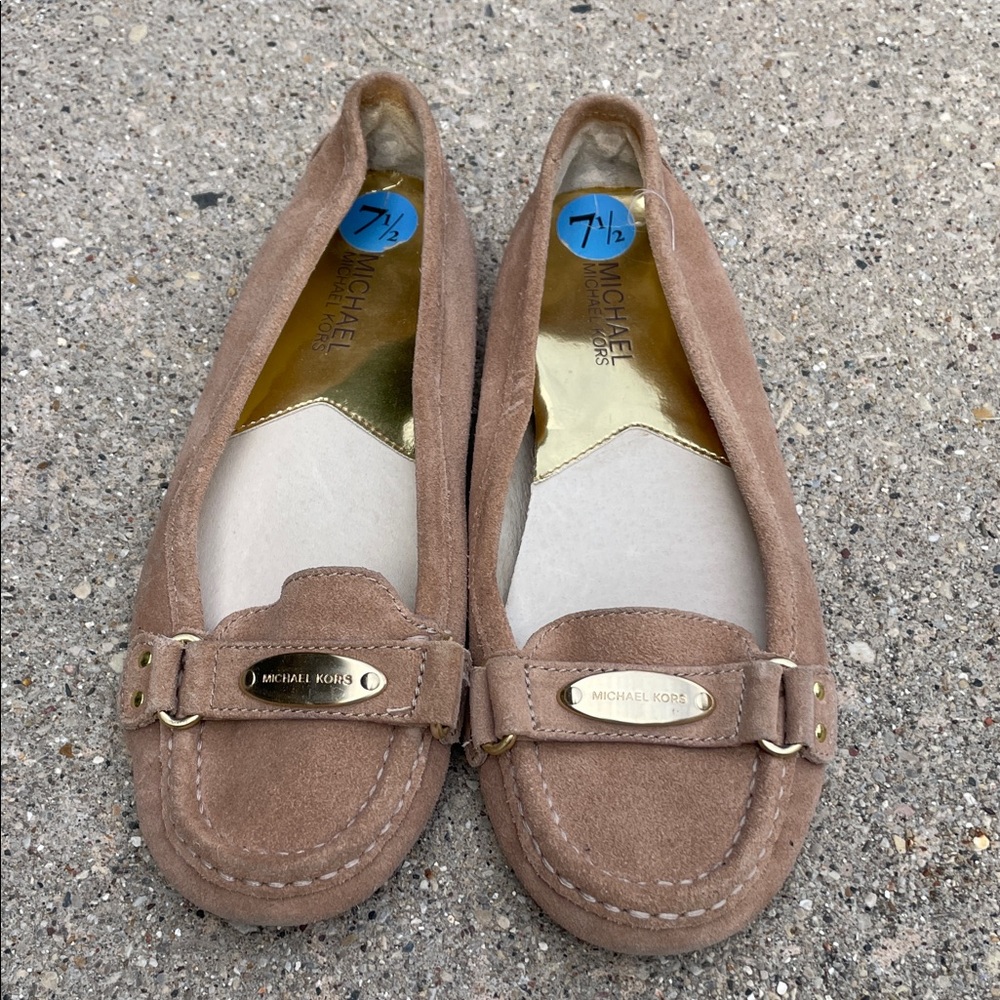 Michael Kors Women's Brown Suede Loafers